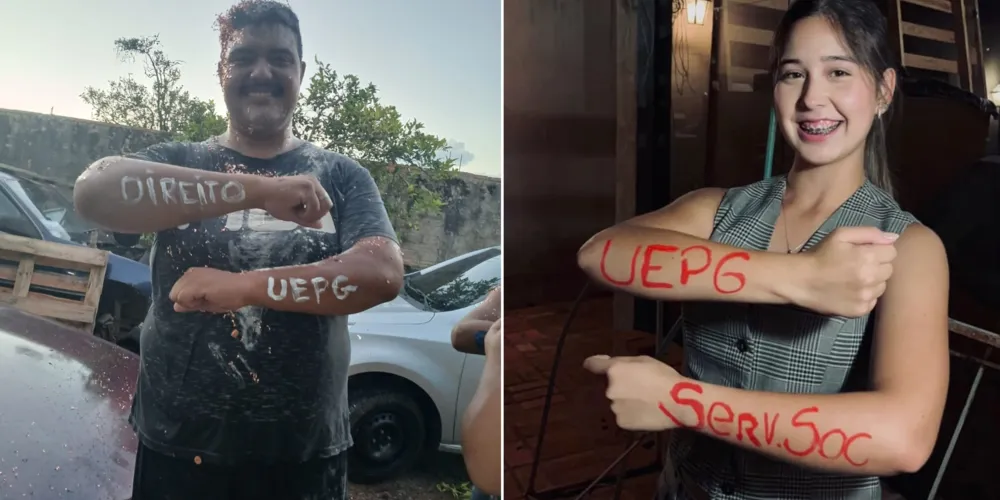 Muryllo e Gabrieli foram aprovados, em primeira chamada, nos cursos de Direito e Serviço Social, respectivamente