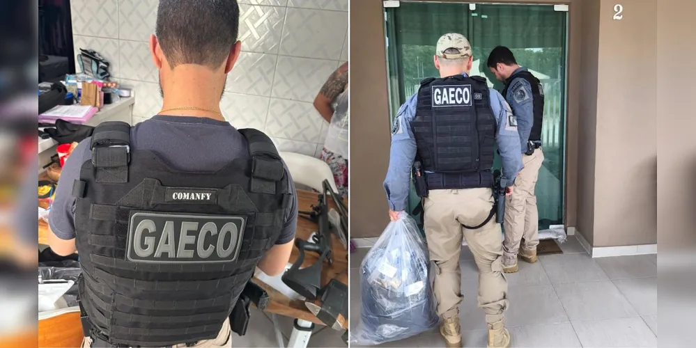 Os mandados foram executados em endereços ligados aos investigados nos municípios de Paranaguá, Matinhos, Morretes e Pontal do Paraná