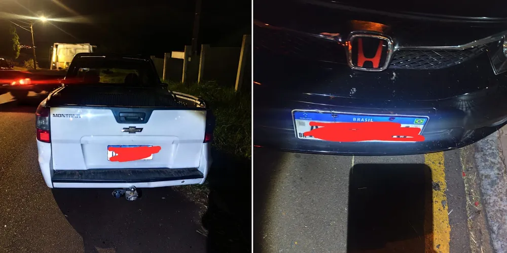 O motorista do Chevrolet Montana se recusou a fazer o teste de etilômetro