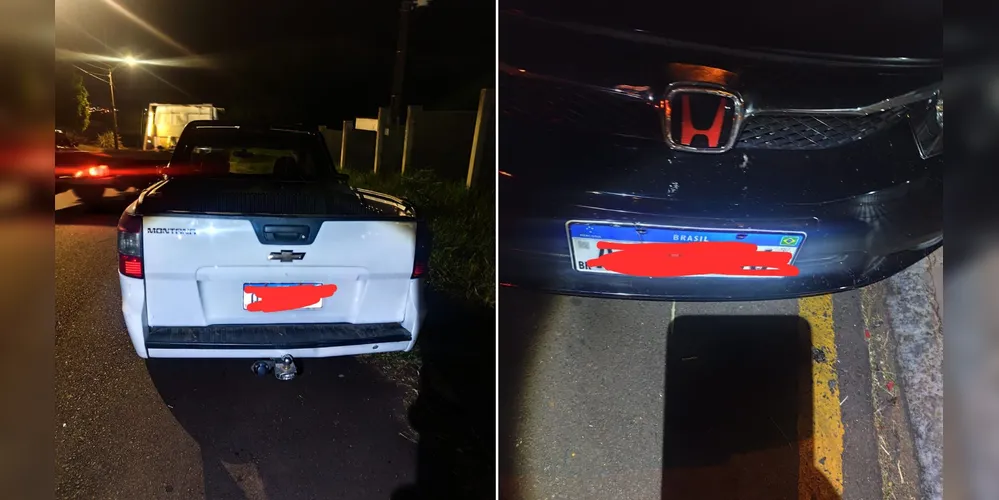 O motorista do Chevrolet Montana se recusou a fazer o teste de etilômetro