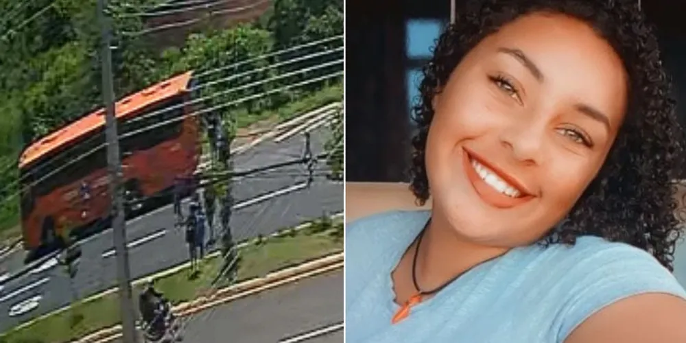 Eduarda era a 'garupa' da moto