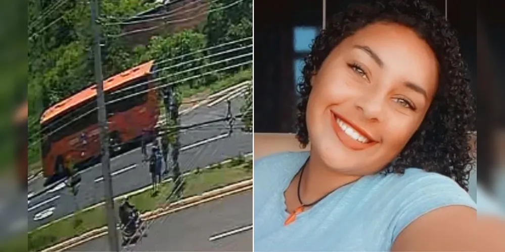 Eduarda era a 'garupa' da moto