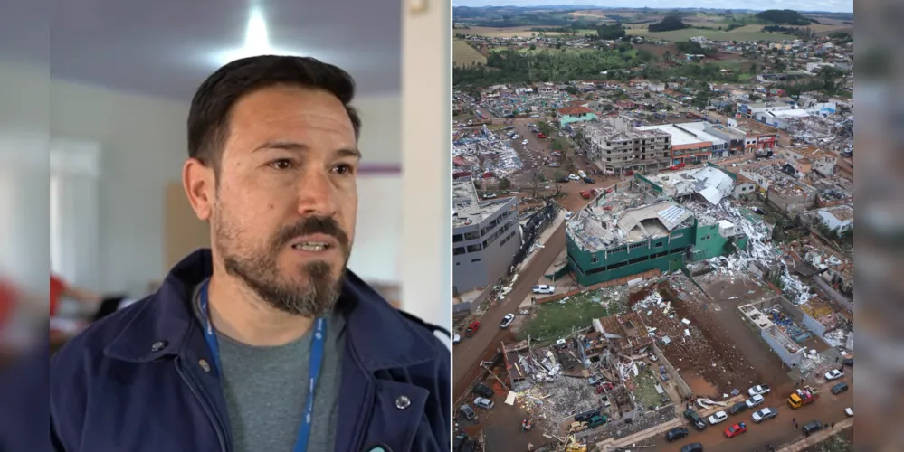Rafael Polak, gerente de Engenharia da Sanepar, fala sobre distribuição de água em Rio Bronito do Iguaçu