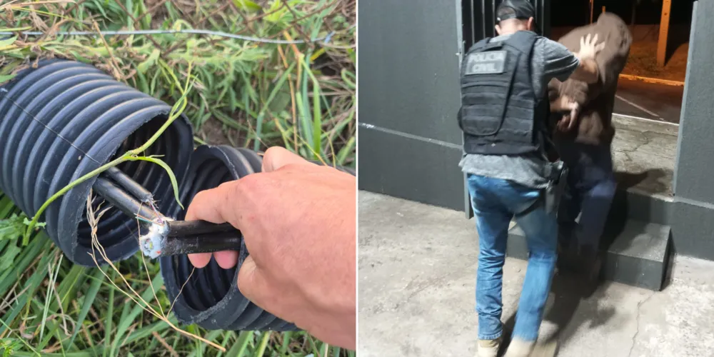 Um dos envolvidos foi localizado e preso, enquanto os outros dois conseguiram escapar.