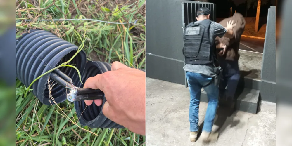 Um dos envolvidos foi localizado e preso, enquanto os outros dois conseguiram escapar.