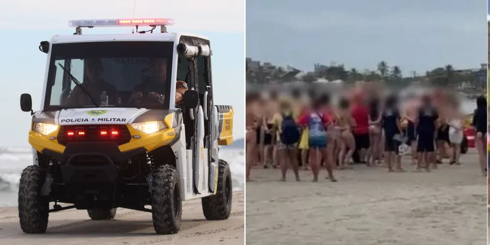 Atropelamento teria acontecido durante um patrulhamento feito por policiais na orla