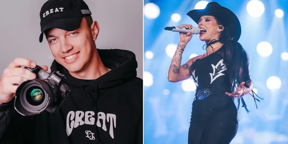 Fotógrafo há 7 anos, Matavelli já registrou grandes momentos de cantores sertanejos