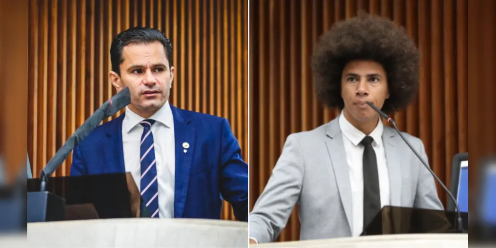 Marcio Pacheco (à esquerda) e Renato Freitas (à direita)