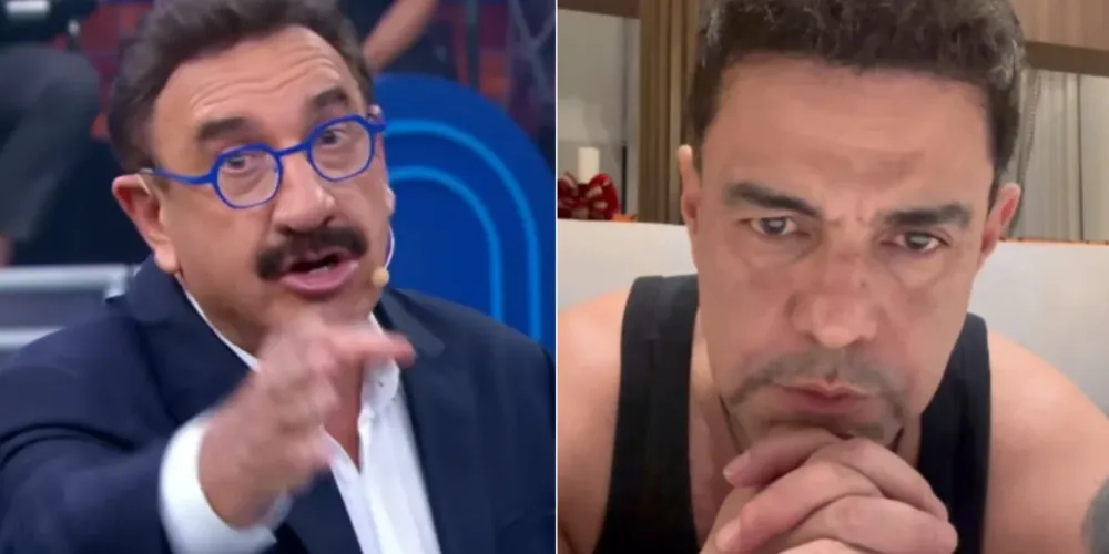 Recado foi ao ar após fala polêmica de Zezé Di Camargo sobre a participação de políticos em estreia do SBT News
