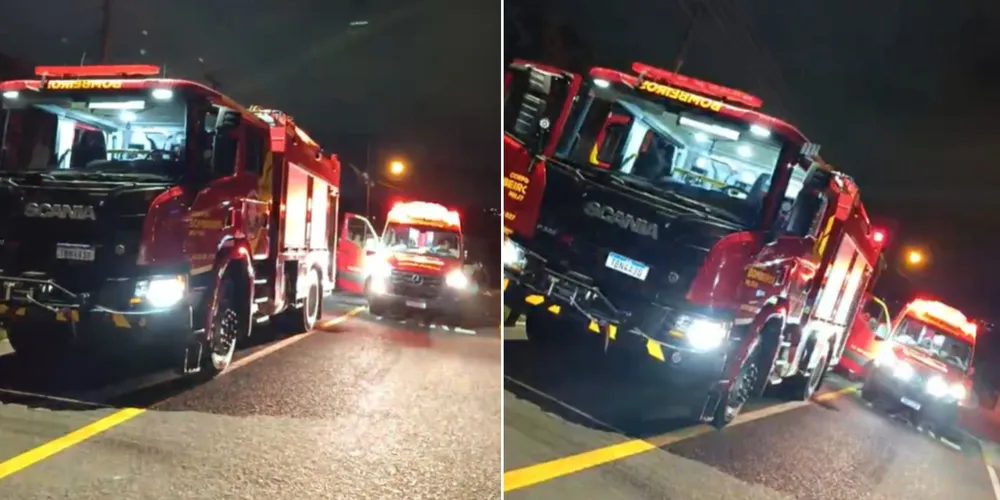 Os bombeiros conseguiram controlar o fogo e ninguém ficou ferido