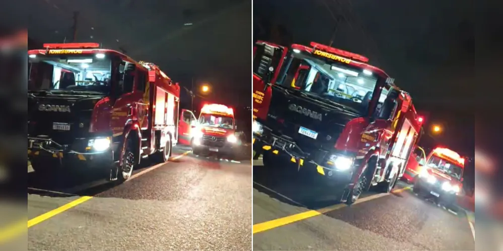 Os bombeiros conseguiram controlar o fogo e ninguém ficou ferido