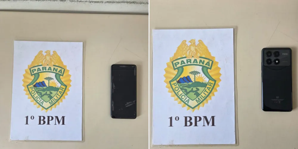O celular já havia sido recuperado pela vítima antes da chegada dos policiais