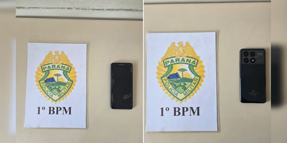 O celular já havia sido recuperado pela vítima antes da chegada dos policiais