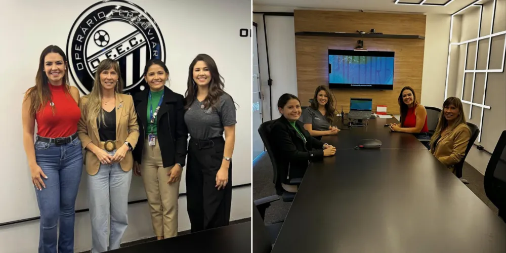 Representantes da Vale dos Trilhos se reuniram coma Gerente de Conteúdos do Fantasma, Vannessa Silva e a Diretora de Relacionamentos do clube, Mônica Quadros