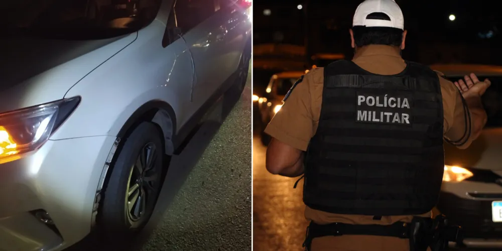 Após acidente vítima foi encaminhada para a UPA Santa Paula.