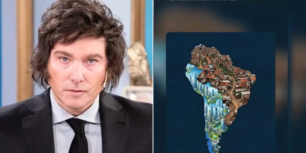 Publicação de Millei no Instagram foi considerada polêmica