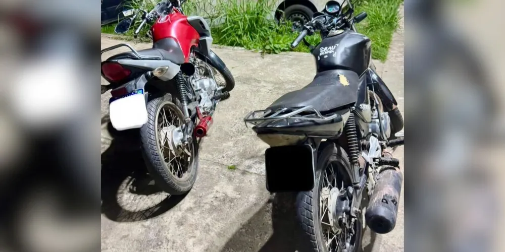 Veículos apresentavam indícios de adulteração nos sinais identificadores