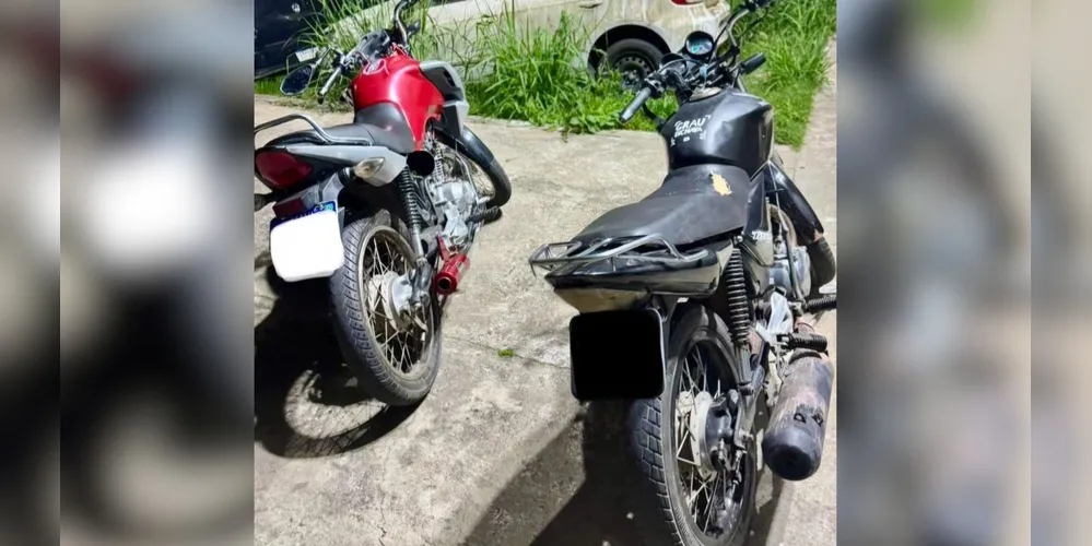 Veículos apresentavam indícios de adulteração nos sinais identificadores