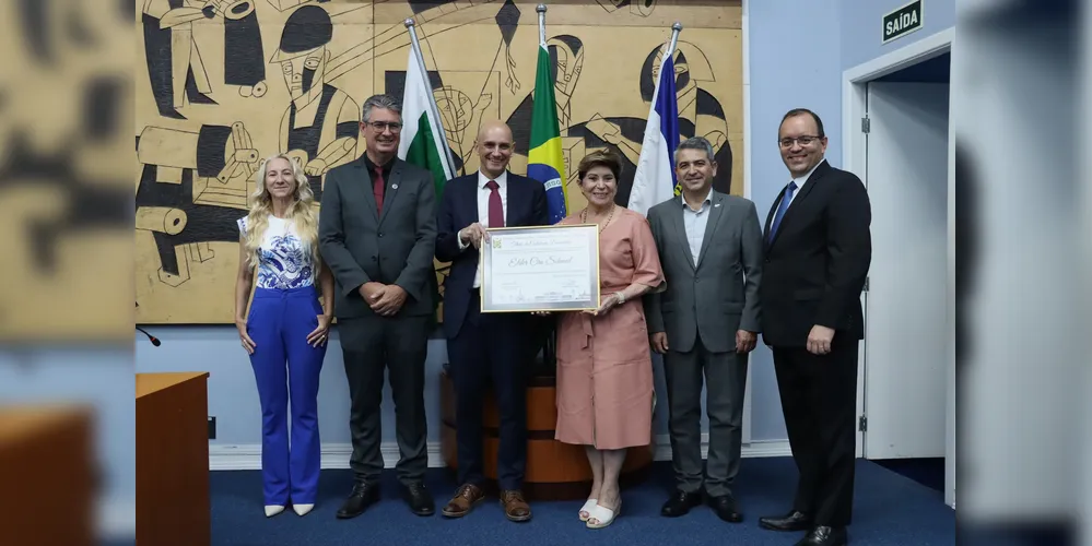 Élder Ciro Schmeil foi homenageado por indicação de Julio Küller (MDB)