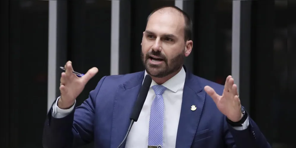 Eduardo Bolsonaro está nos Estados Unidos
