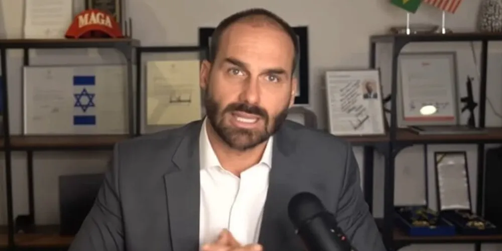 O deputado federal Eduardo Bolsonaro (PL)