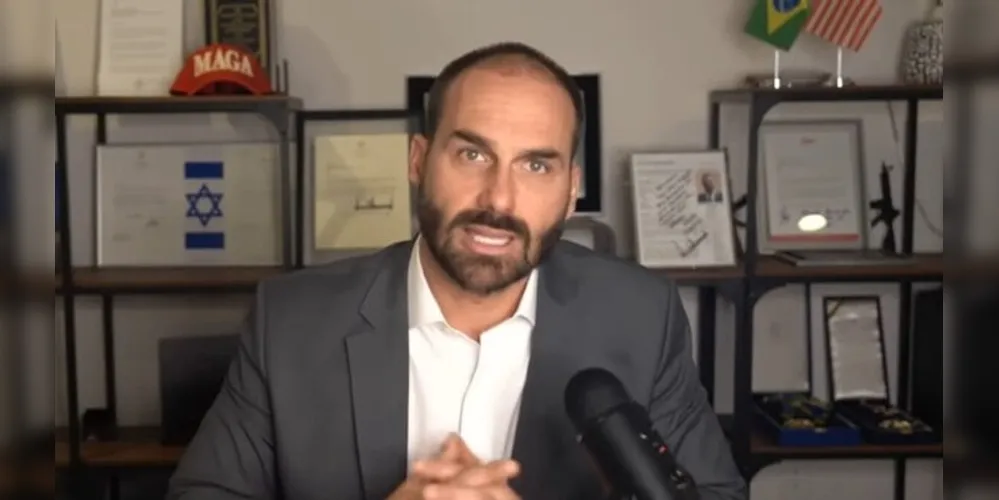 O deputado federal Eduardo Bolsonaro (PL)