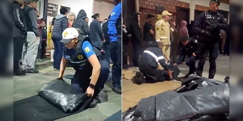 Várias equipes da Prefeitura trabalham para entregas lonas à população