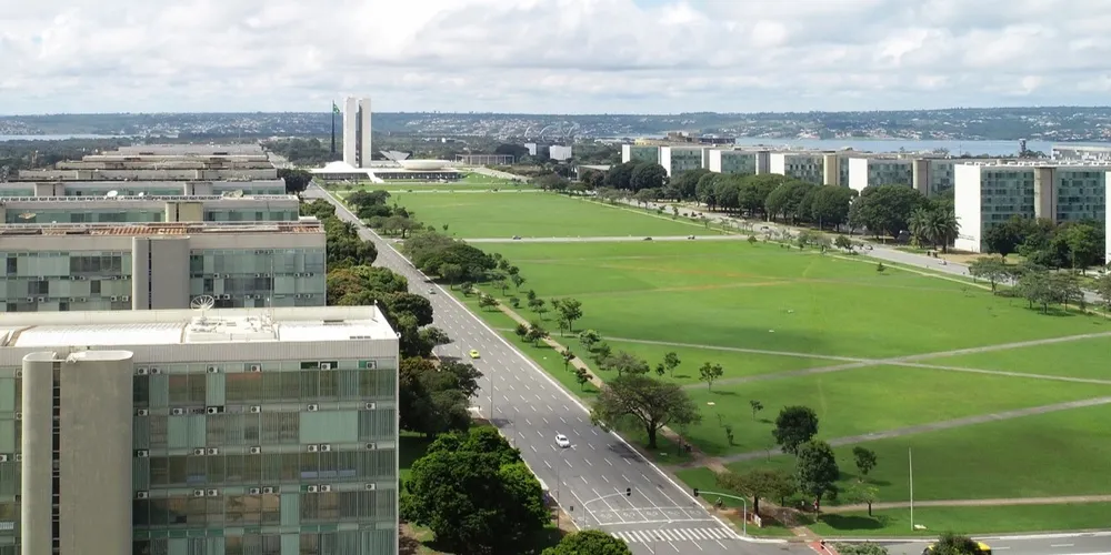 Esplanada dos Ministérios em Brasília