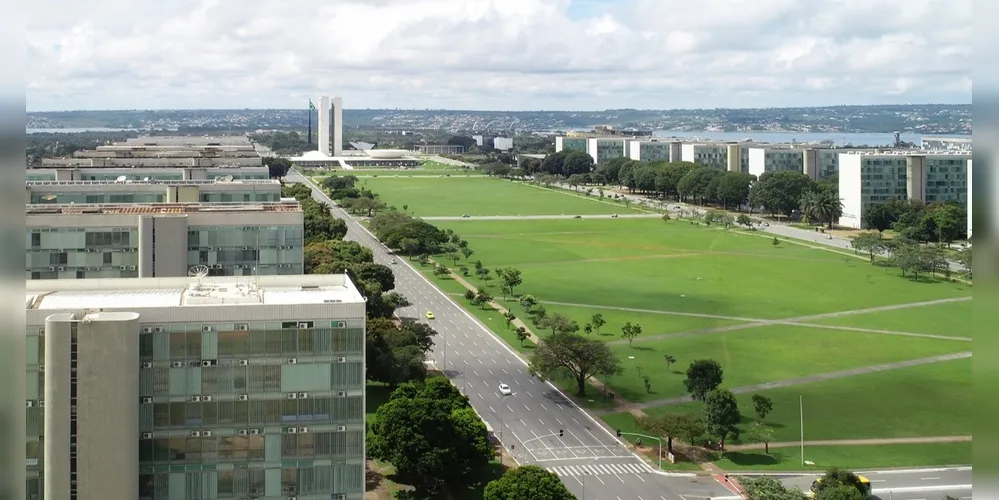 Esplanada dos Ministérios em Brasília