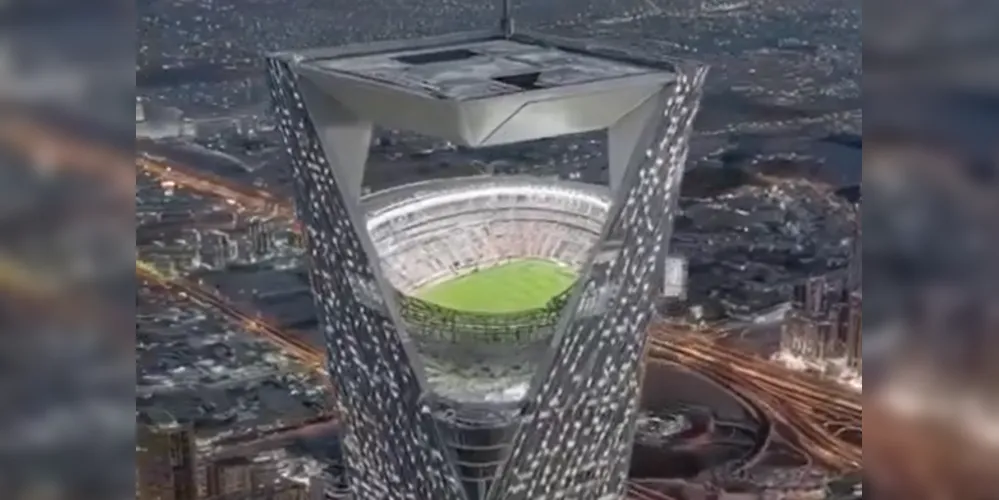 Prédio ficará no topo de um alto edifício