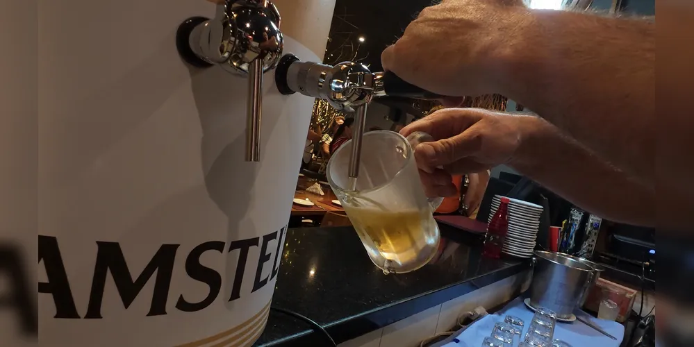 Estrela do Chopp tem cardápio completa e o tradicional chope sempre gelado
