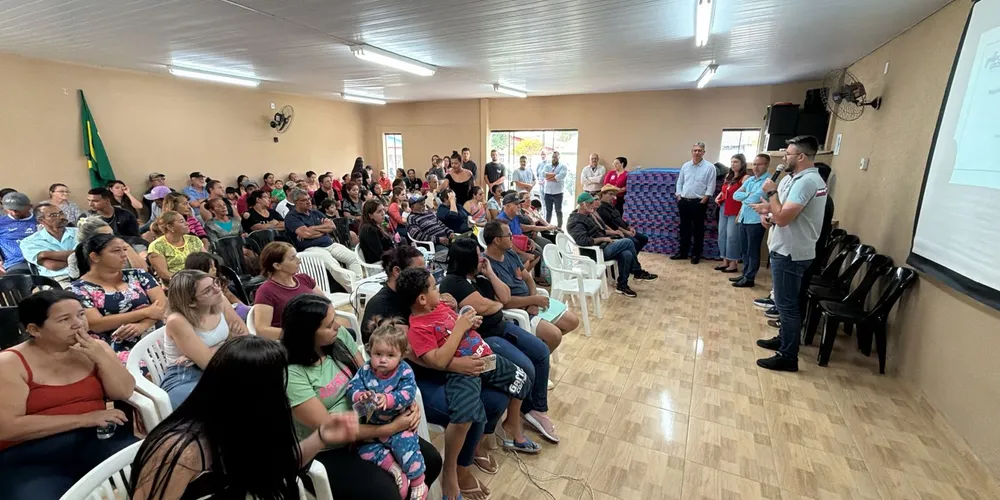 O evento teve como objetivo esclarecer dúvidas das famílias com relação a regularização de imóveis na região