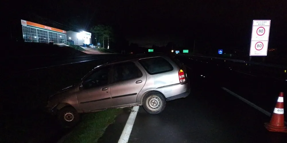 Apesar do susto, o condutor teve apenas ferimentos leves