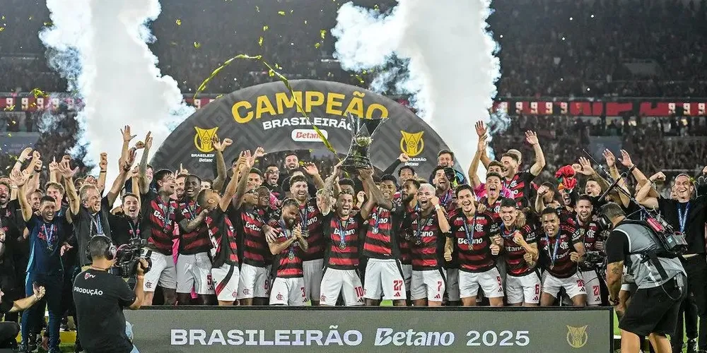 Flamengo foi campeão do Brasileirão 2025