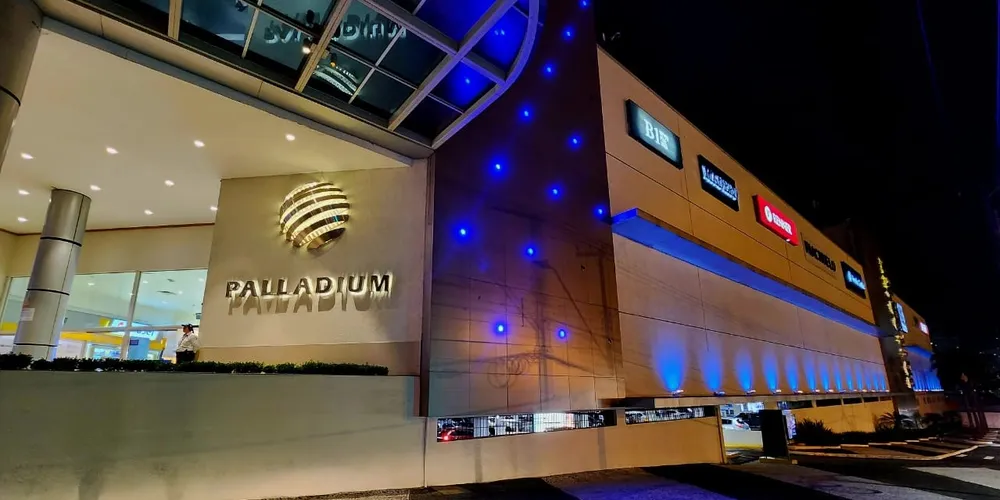 Fachada do Shopping Palladium será modernizada em 2026