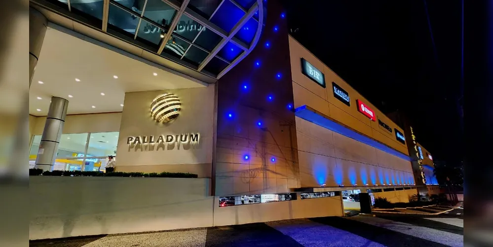 Fachada do Shopping Palladium será modernizada em 2026