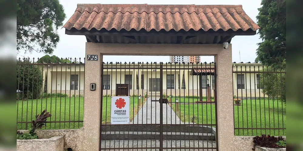 Fachada da nova casa das Cáritas Diocesana