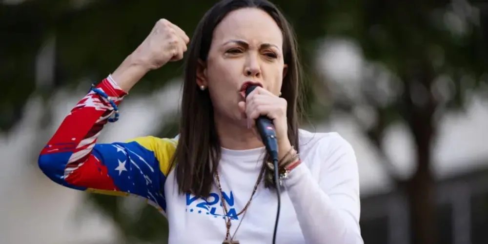 Maria Corina Machado foi reconhecida por Trump