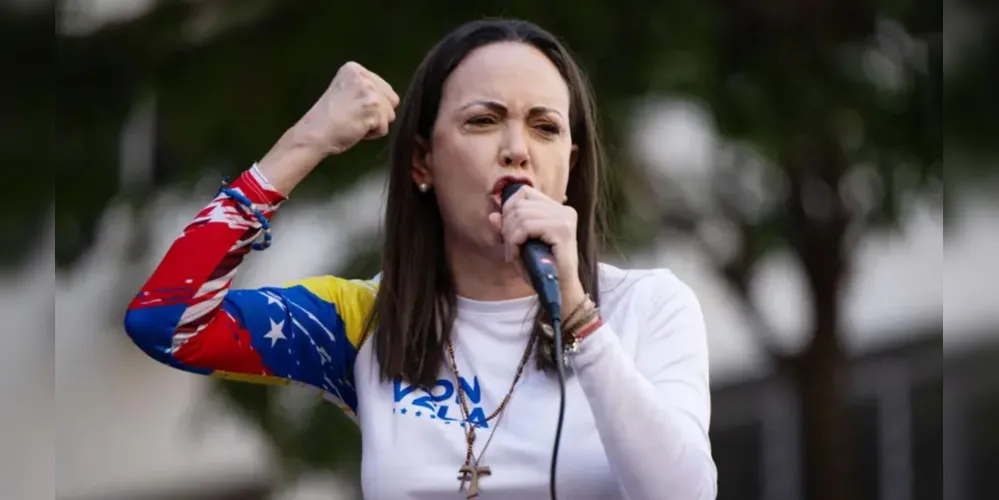 Maria Corina Machado foi reconhecida por Trump