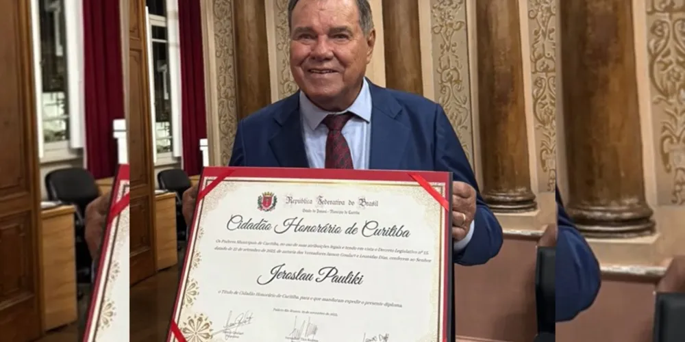 Jeroslau Pauliki esteve presente na Câmara de Curitiba