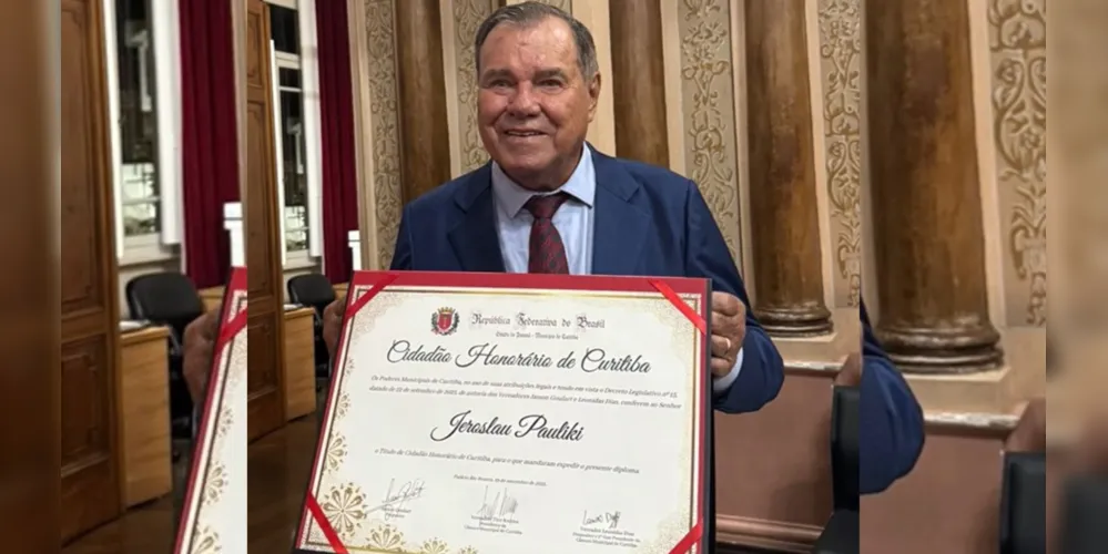 Jeroslau Pauliki esteve presente na Câmara de Curitiba