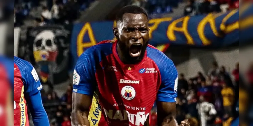 José Cuenú com as cores do Deportivo Pasto