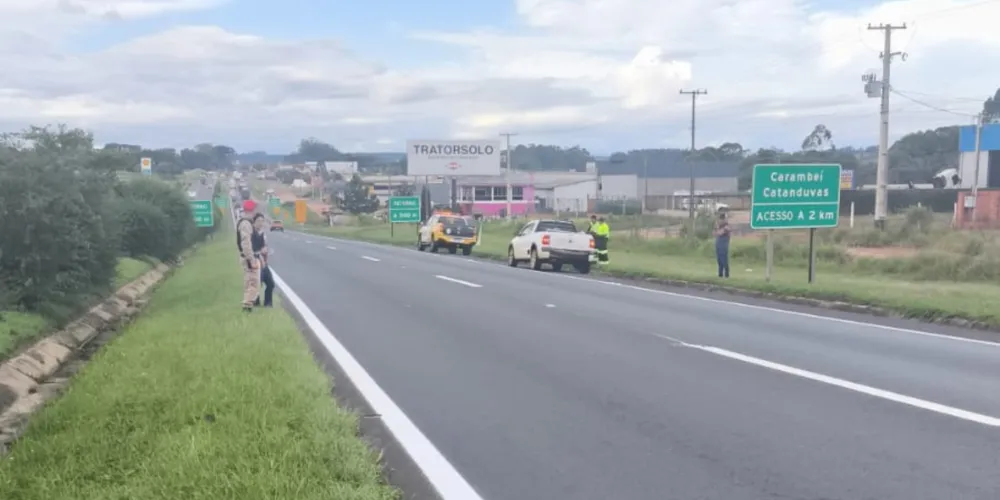 Colisão aconteceu na PR-151, trecho de Ponta Grossa e Carambeí