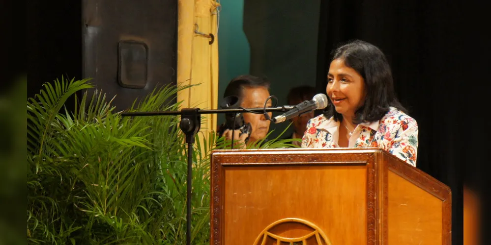 Delcy Rodríguez fez um pronunciamento neste sábado (3)