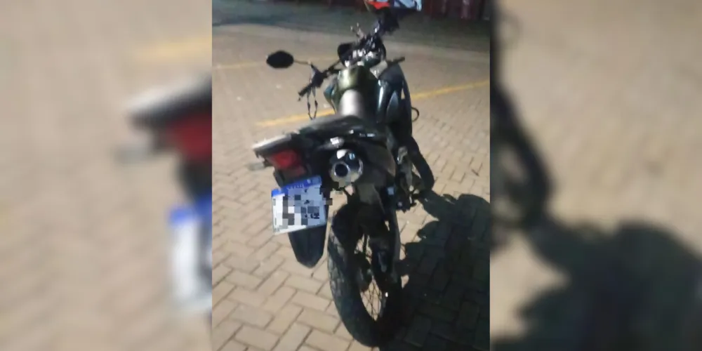 Motocicleta apreendida seria uma 'bizeira', sem documentação