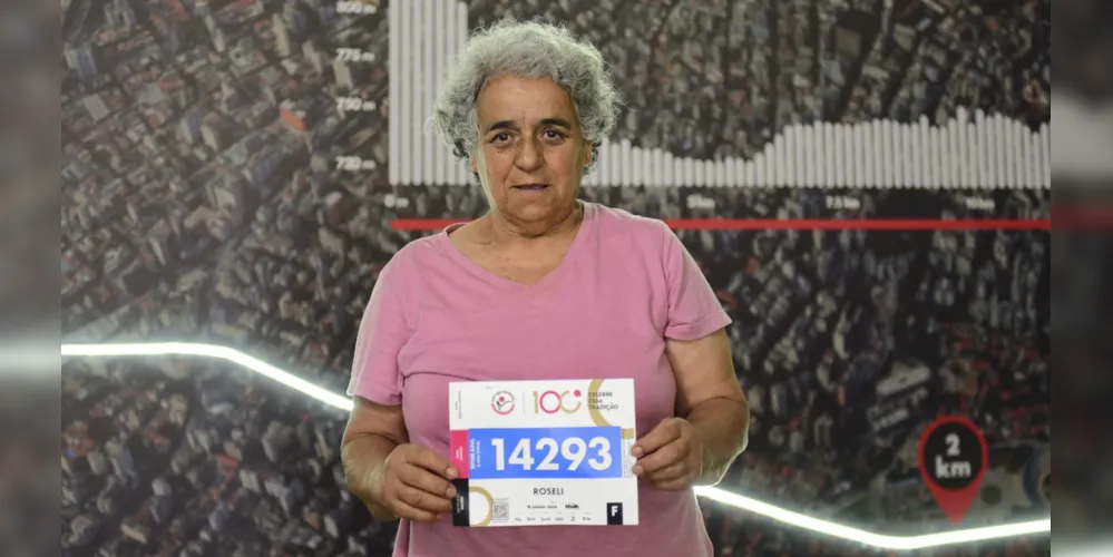 Roseli das Graças Antunes de Andrade já completa 70 corridas disputadas desde 2019
