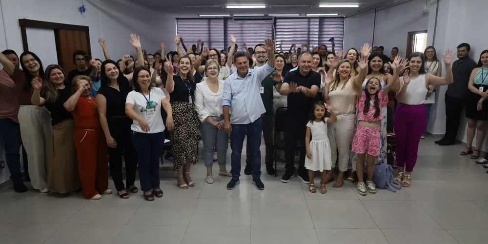Posse foi realizada nessa segunda-feira (08), com presença do prefeito Denilson Baitala