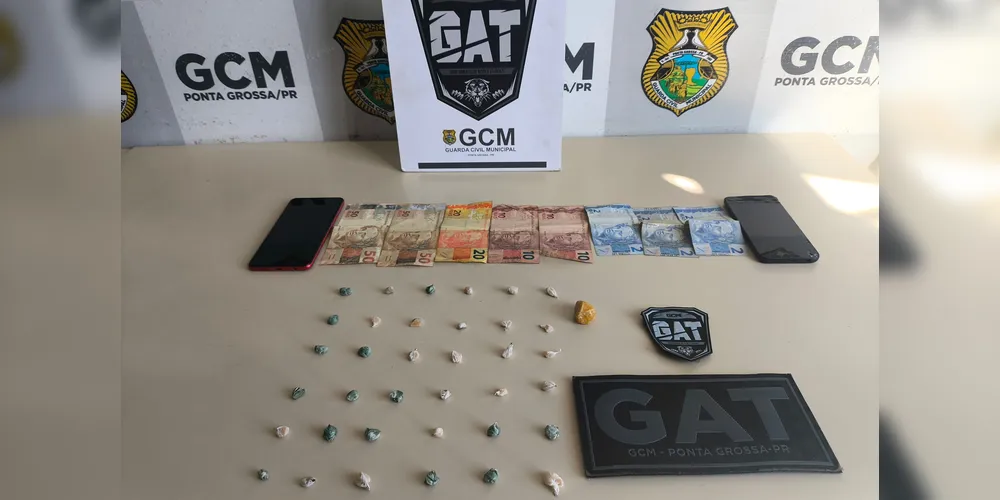 Drogas foram encontradas em uma mochila