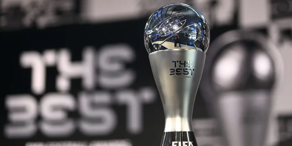 Troféu do prêmio The Best da Fifa