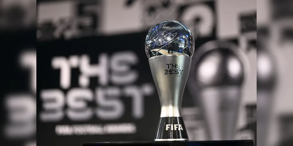 Troféu do prêmio The Best da Fifa